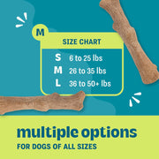 Medium Natural Wood Dog Chew Stick