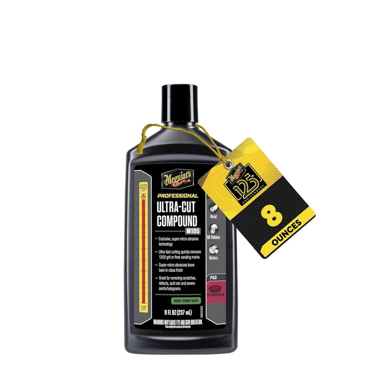 Meguiar’s M105 Ultra-Cut Compound – 8 Oz