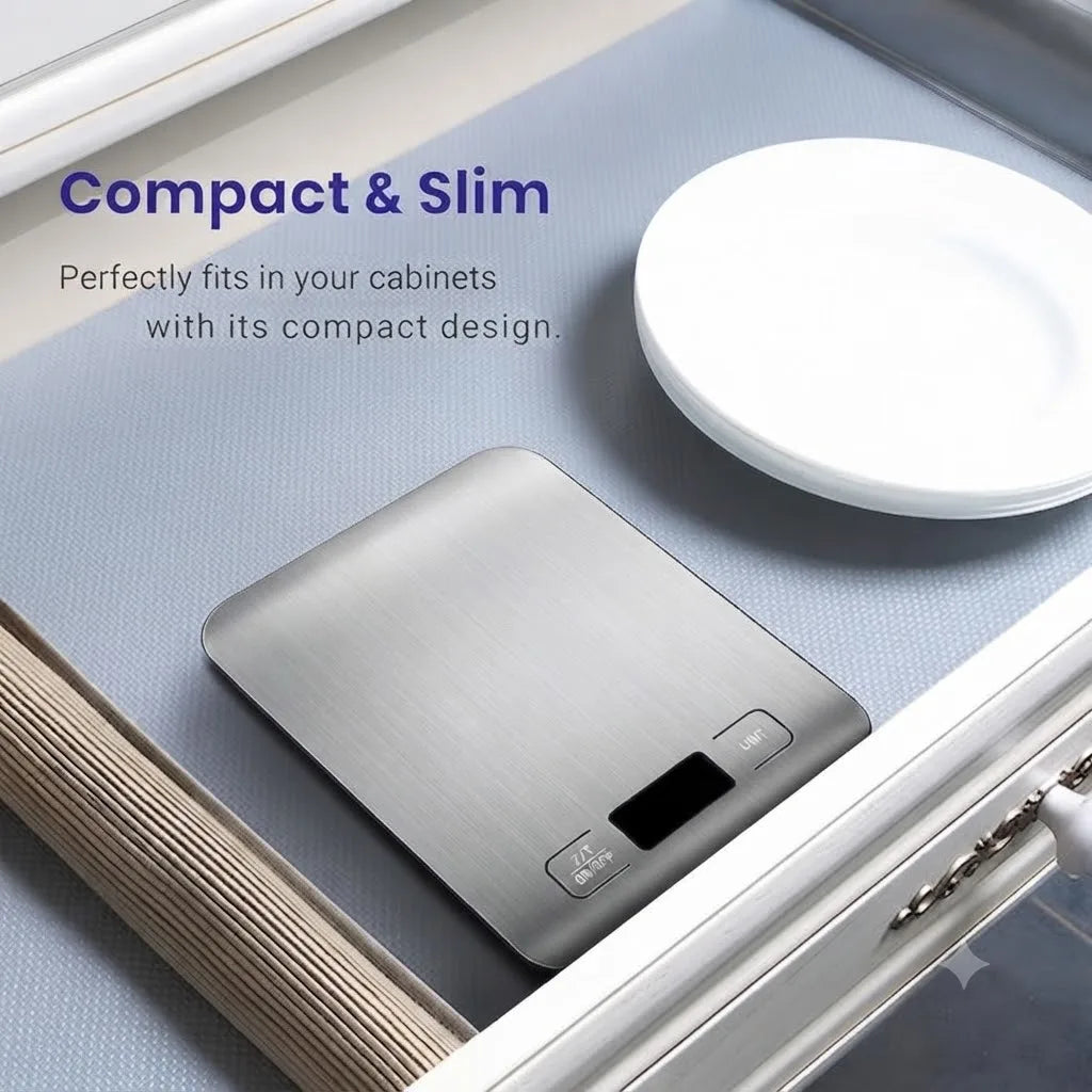 Digital Stainless Steel Kitchen Scale
