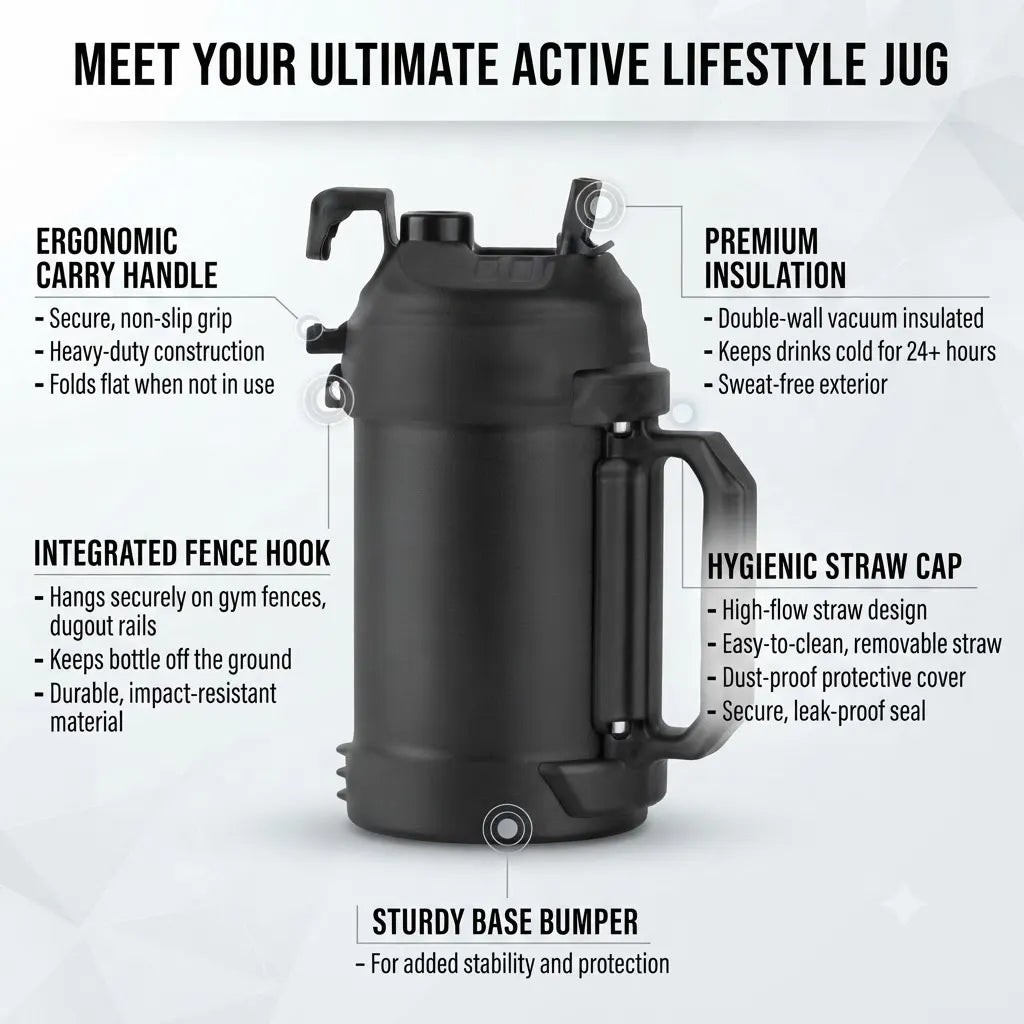 108oz Insulated Sports Water Jug
