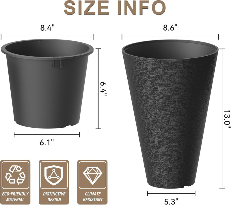 Modern Fluted Planter
