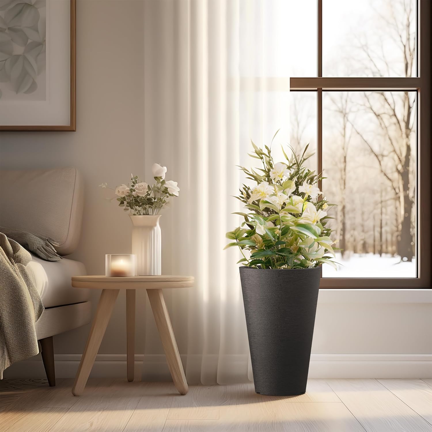 Modern Fluted Planter