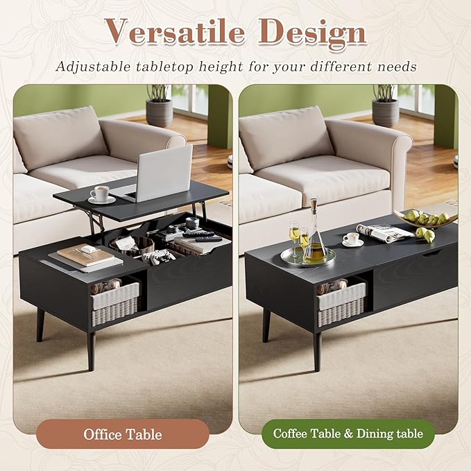 Modern Lift Top Coffee Table