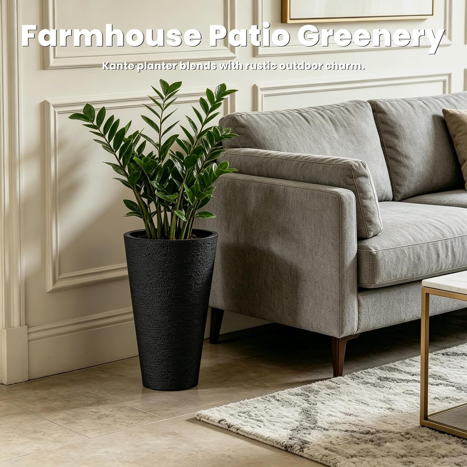 Modern Round Planter