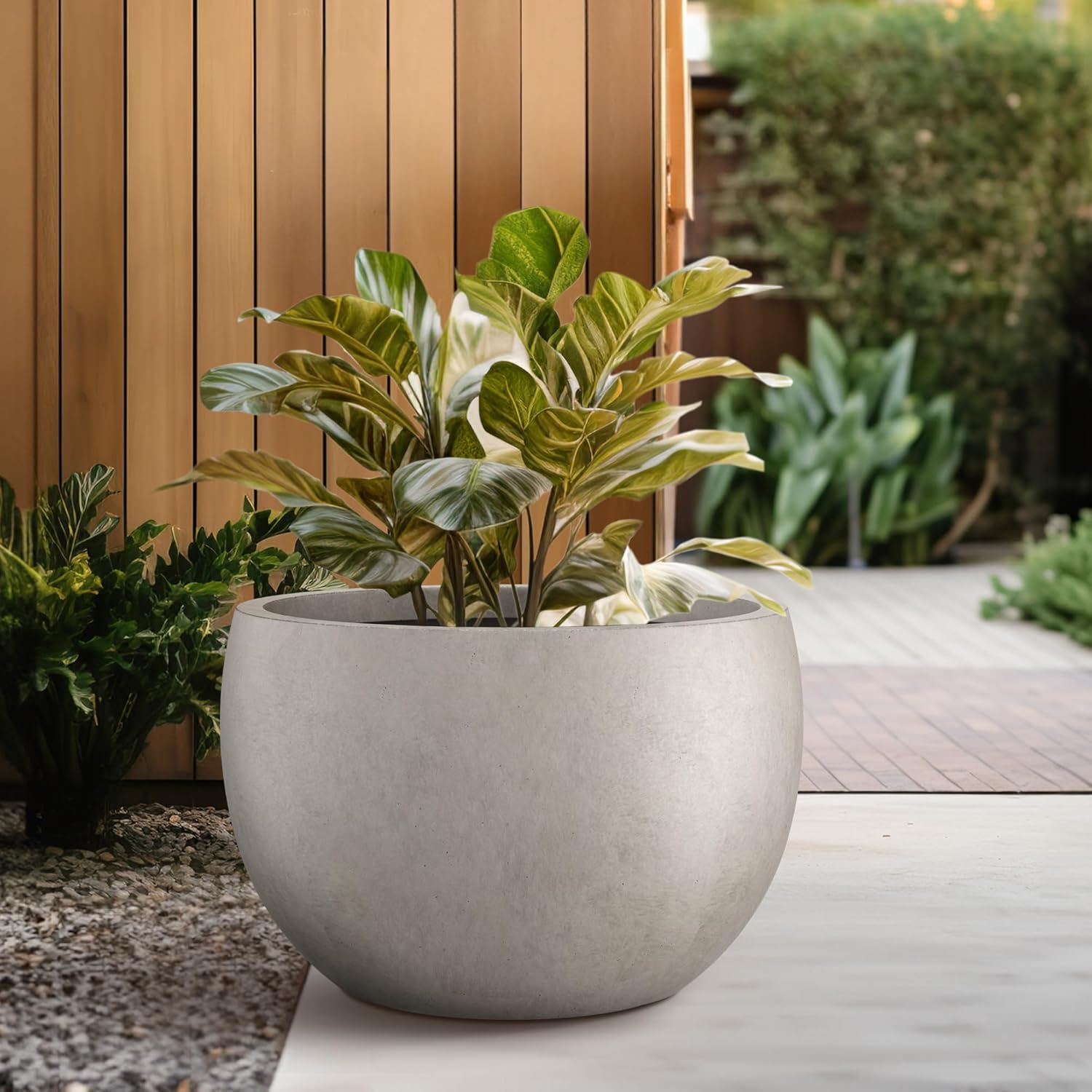 Modern Round Planter