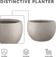 Modern Round Planter