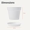 Modern White Planter