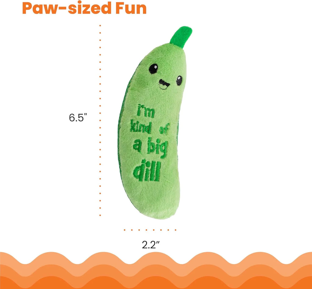 Crunchy Pickle Catnip Kicker Cat Toy