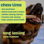 Natural Wood Dog Chew Stick – Large 11"