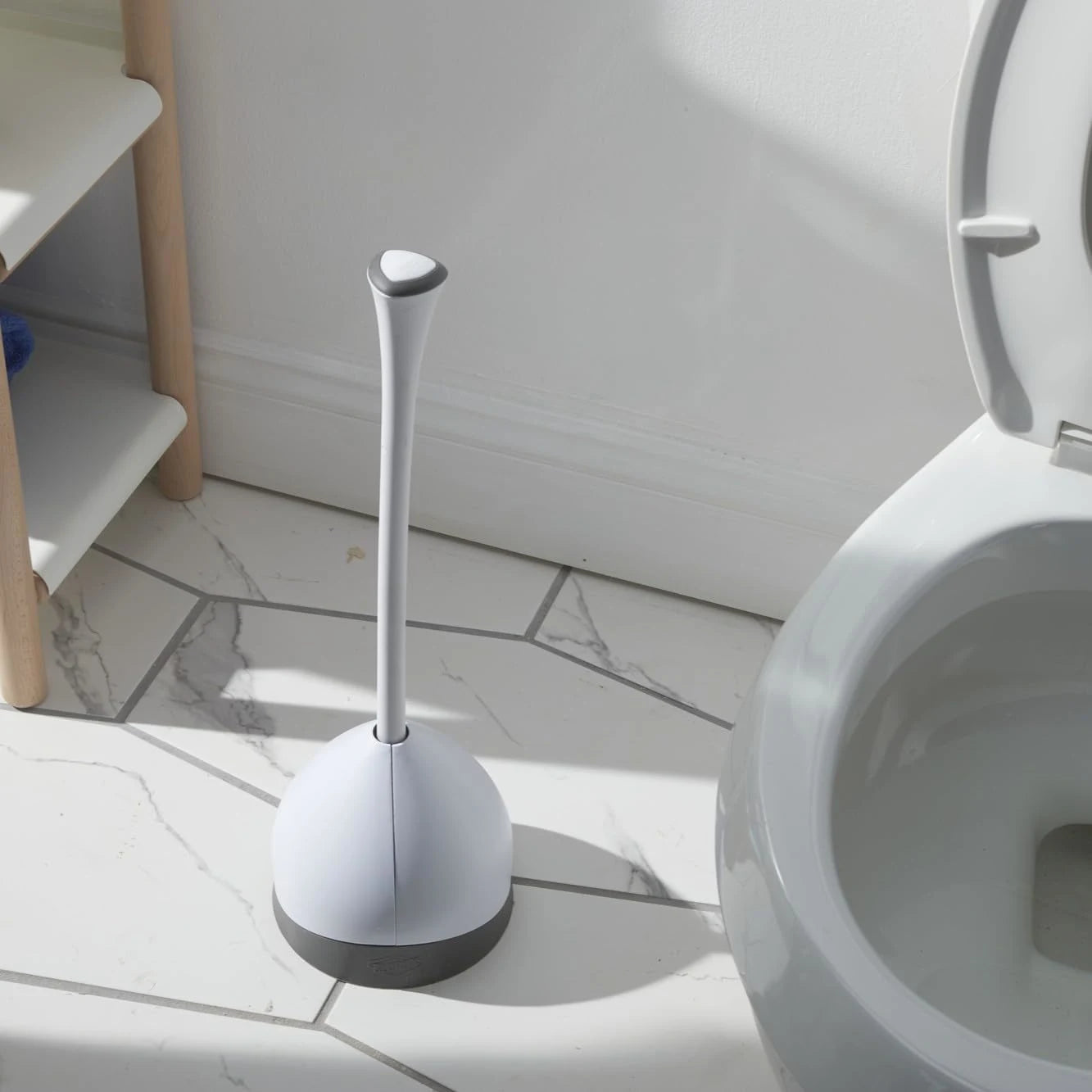 Hideaway Toilet Plunger Set