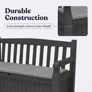 70 Gallon Outdoor Storage Bench