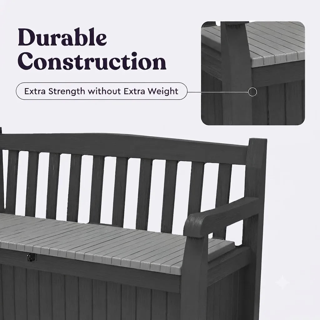 70 Gallon Outdoor Storage Bench