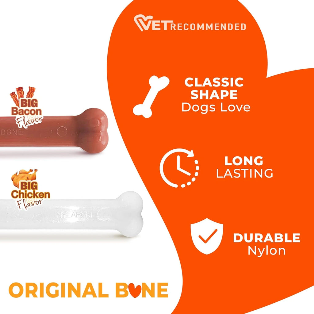 Original Flavor Dog Chew Bones (2-Pack)