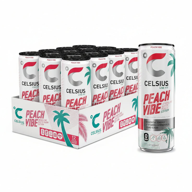 Peach Vibe Sparkling Water
