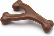 Peanut Butter Flavor Wishbone Dog Chew Toy
