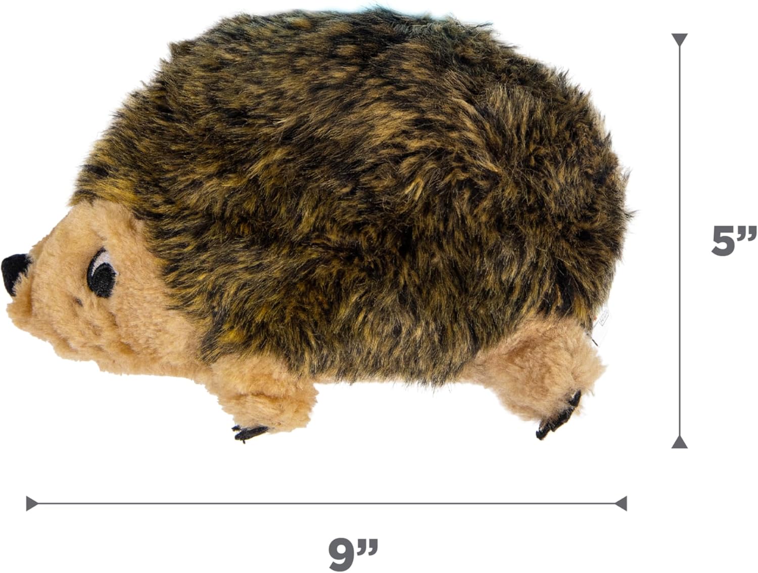 Plush Hedgehog Squeaky Dog Toy