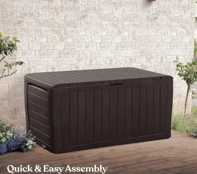 71 Gallon Outdoor Storage Deck Box