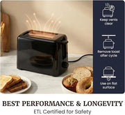 2-Slice Wide Slot Toaster