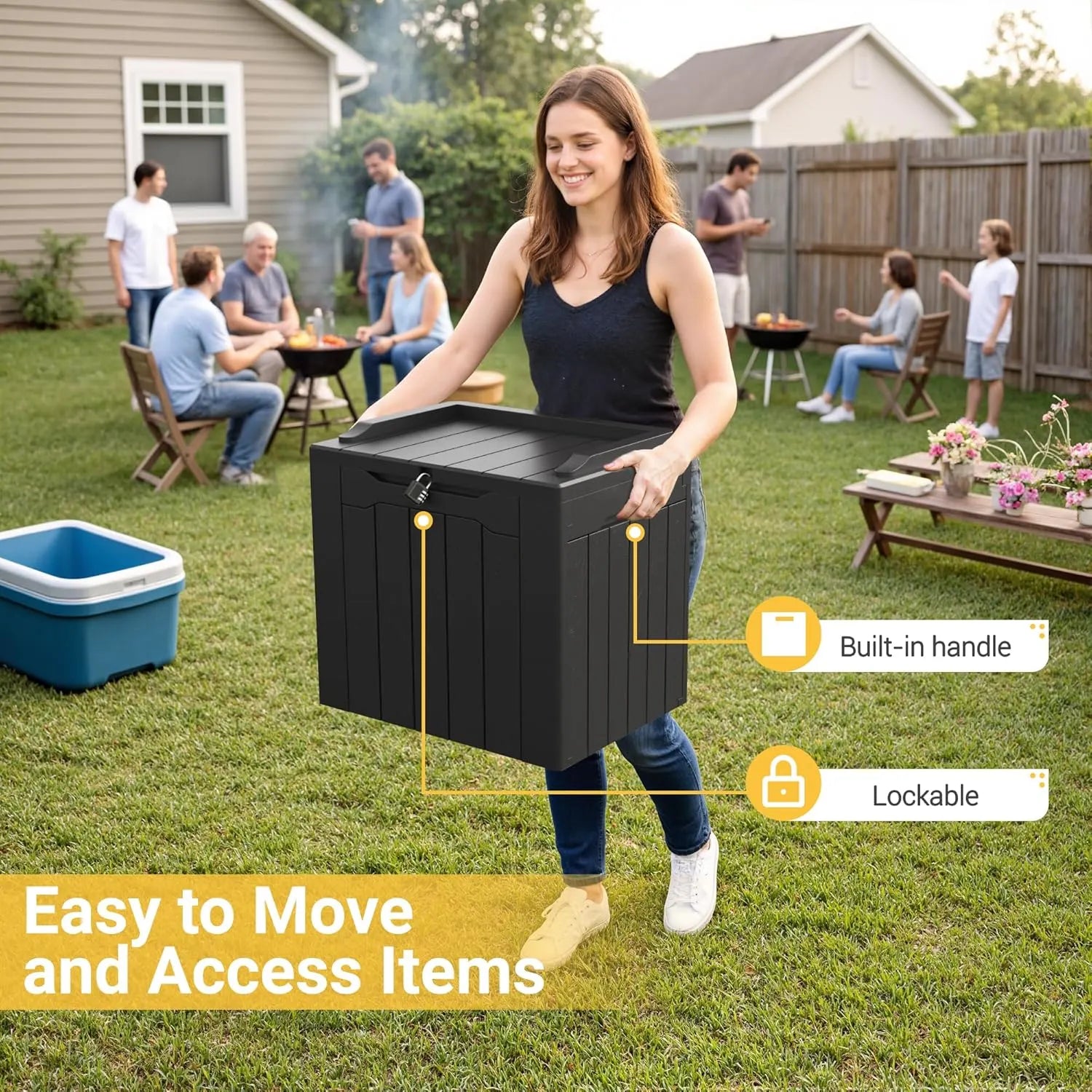 31 Gallon Outdoor Storage Deck Box