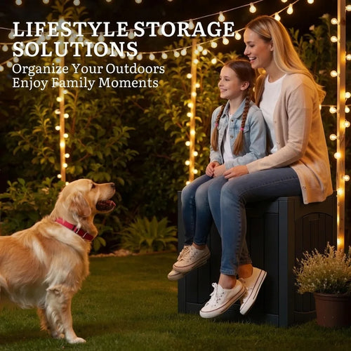 31 Gallon Outdoor Storage Deck Box