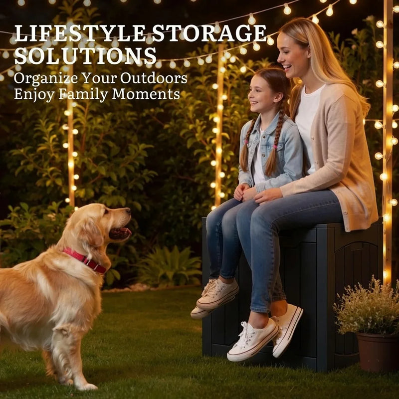 31 Gallon Outdoor Storage Deck Box