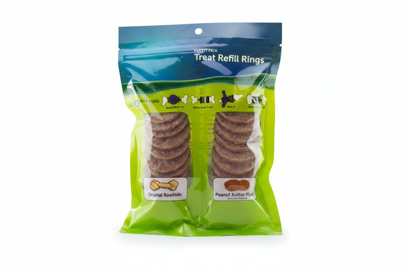 Rawhide Treat Ring Refills Variety Pack – Size B