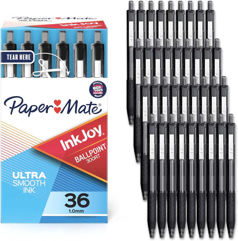 Retractable Ballpoint Pens 36 Count