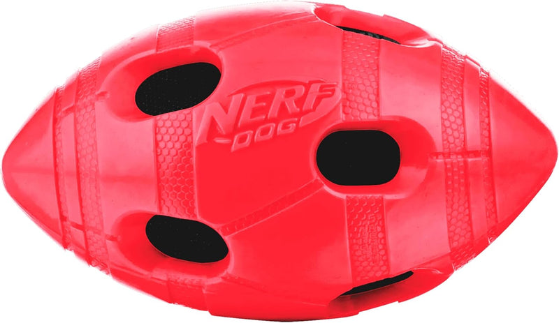 Rubber Squeaky Football Dog Toy