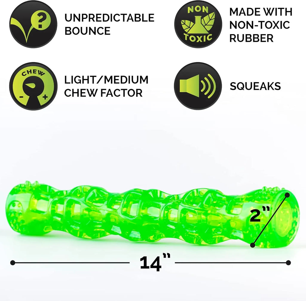Dura-Squeaks Stick Squeaky Dog Toy