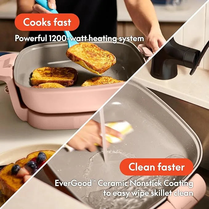 12-Inch Electric Ceramic Skillet Blossom
