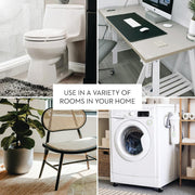 Slim Plastic Bathroom Trash Can
