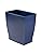 Slim Plastic Bathroom Trash Can