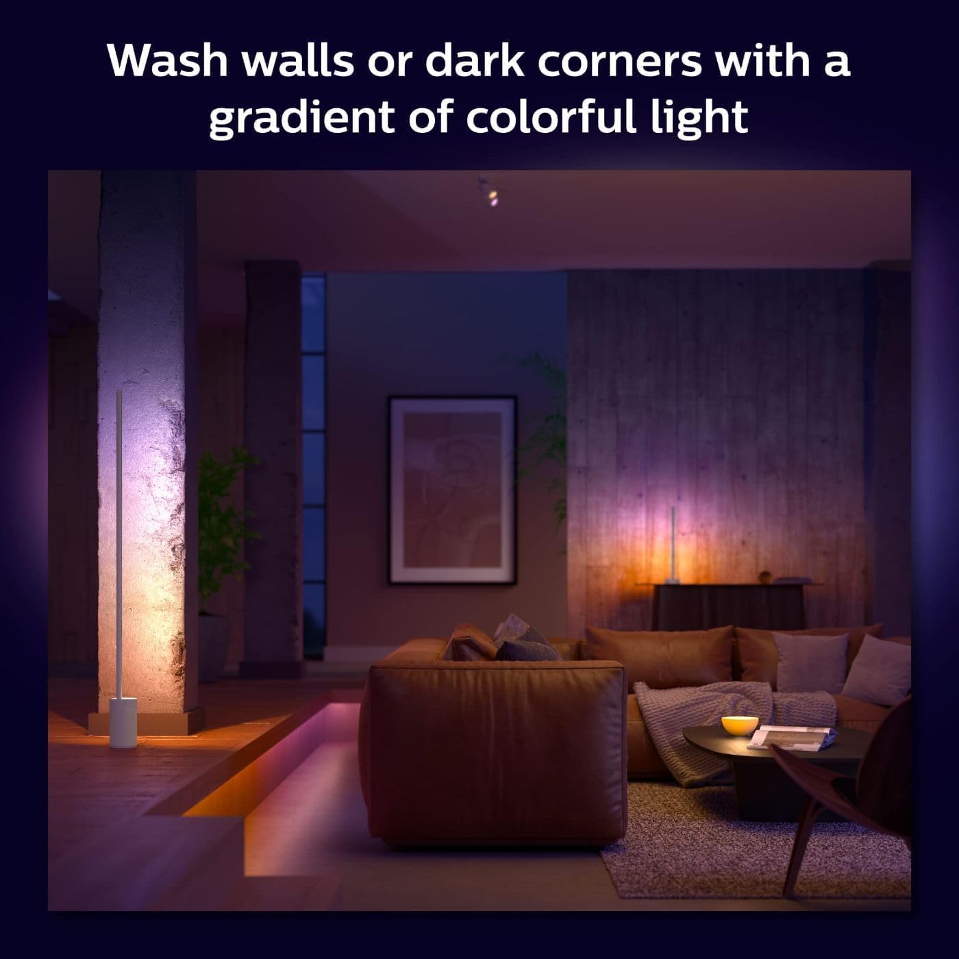 Smart Gradient LED Floor Lamp