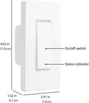 Smart WiFi Light Wall Switch