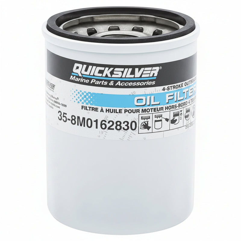Spin-On Oil Filter for Select 25–115 HP 4-Stroke Outboard Engines