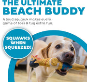 Squawkers Earl Latex Squeaky Chicken Dog Toy
