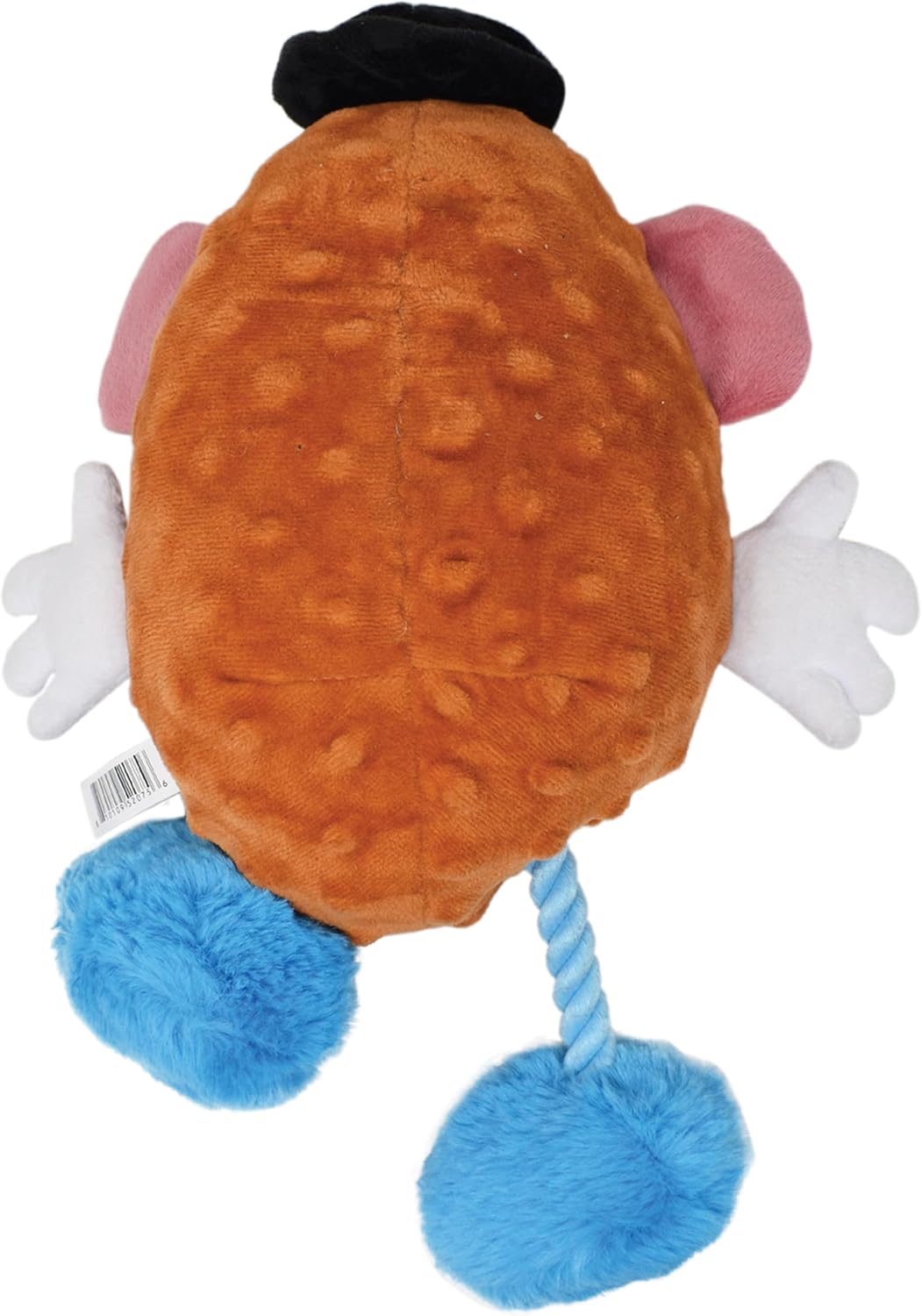 Squeak & Crinkle Plush Dog Toy with Rope