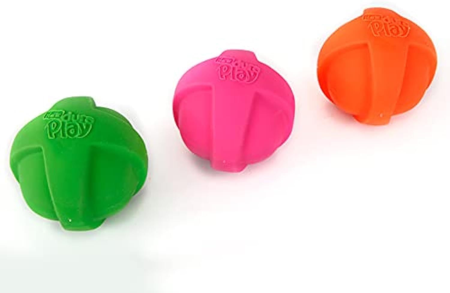 Squeaky Latex Dog Ball Toy Set (3 Pack)