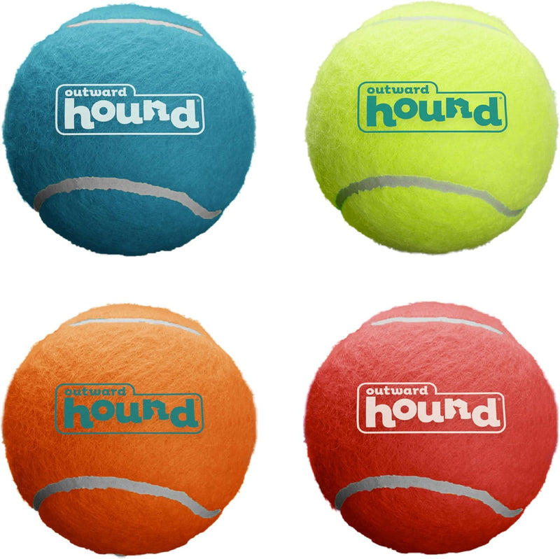 Squeaky Tennis Ball Dog Pack