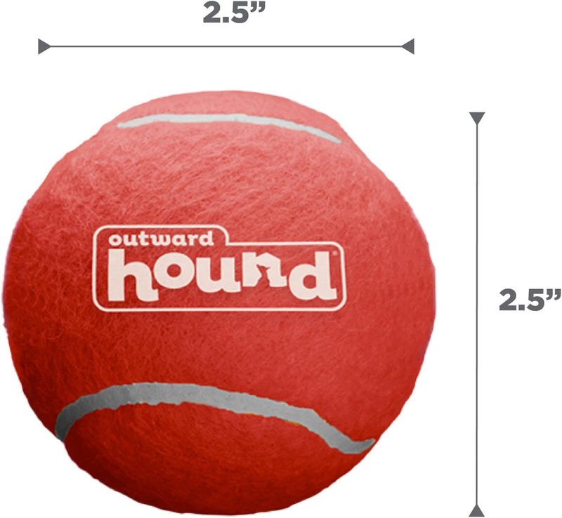 Squeaky Tennis Ball Dog Pack