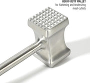 Stainless Steel Meat Tenderizer Mallet