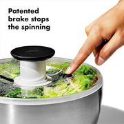 Stainless Steel Salad Spinner Bowl