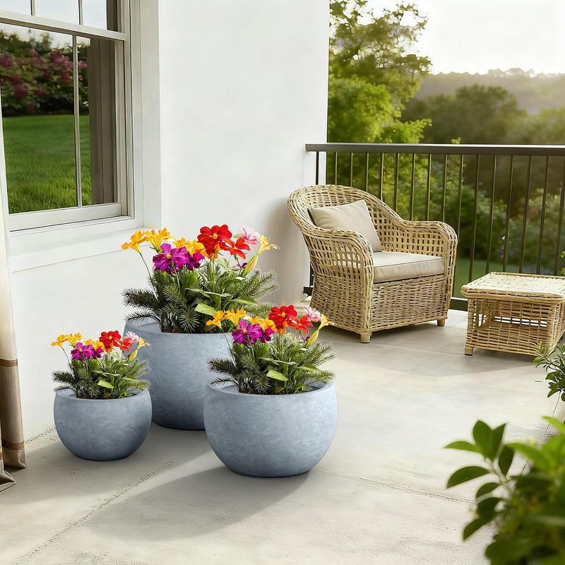Tall Concrete Planter