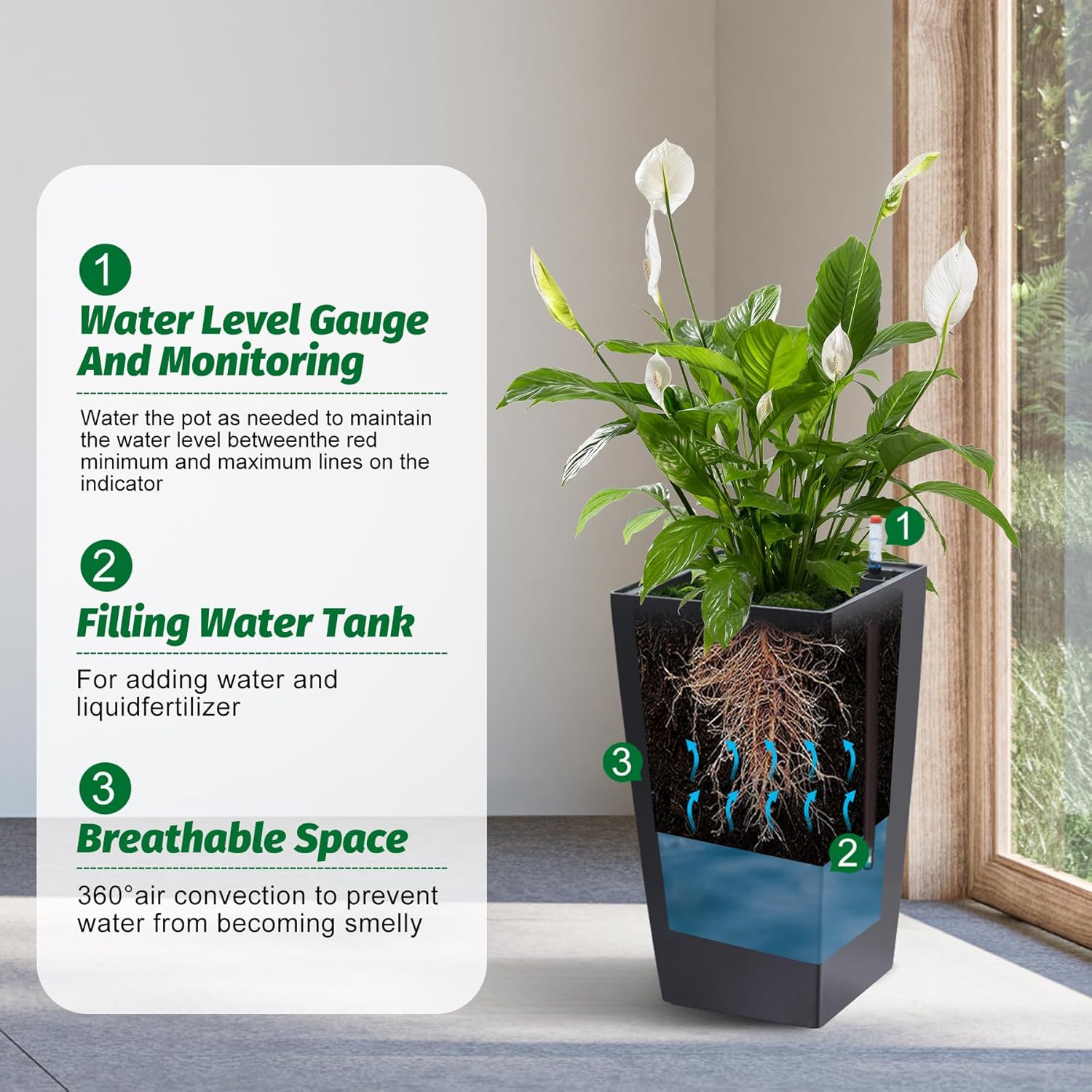 Tall Planter Set of 4