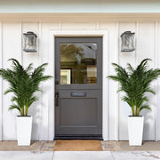 Tall White Planter Set