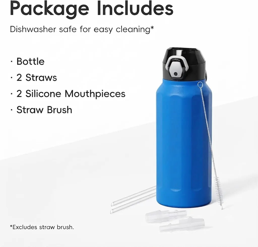 26oz Insulated Locking Water Bottle