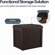 22 Gallon Outdoor Storage Deck Box