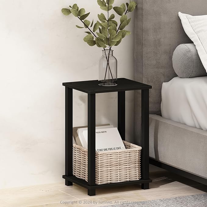 Two Tier Bedside End Table