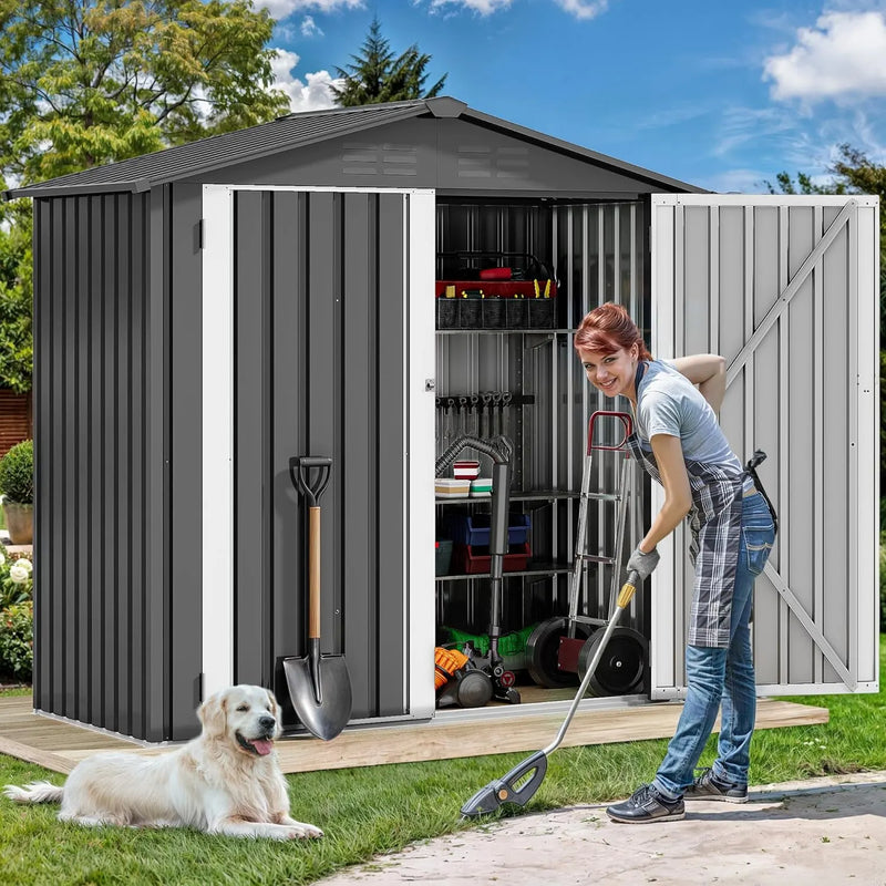 DWVO 5x3ft Metal Storage Shed