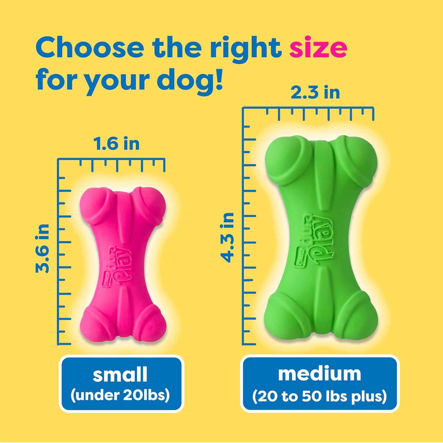 Durable Latex Dog Bone Toys
